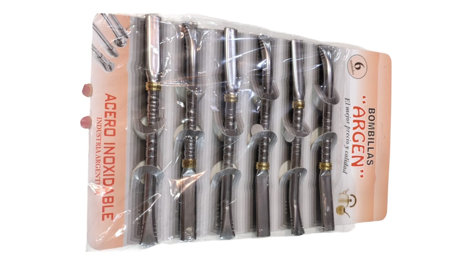 BOMBILLA RECTA BOCA PLANA X1