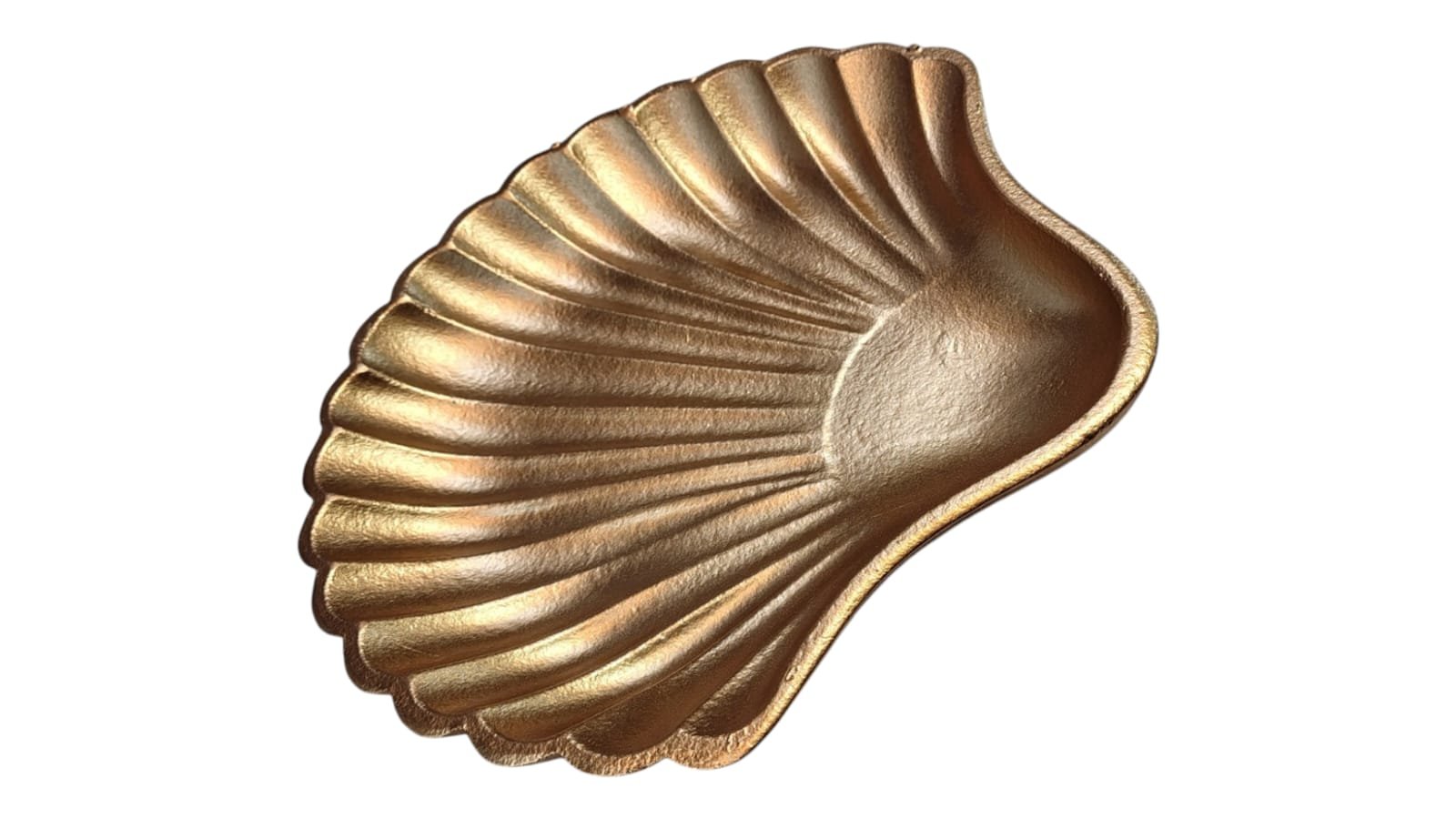 BANDEJA ALMEJA DORADA 22 X 22