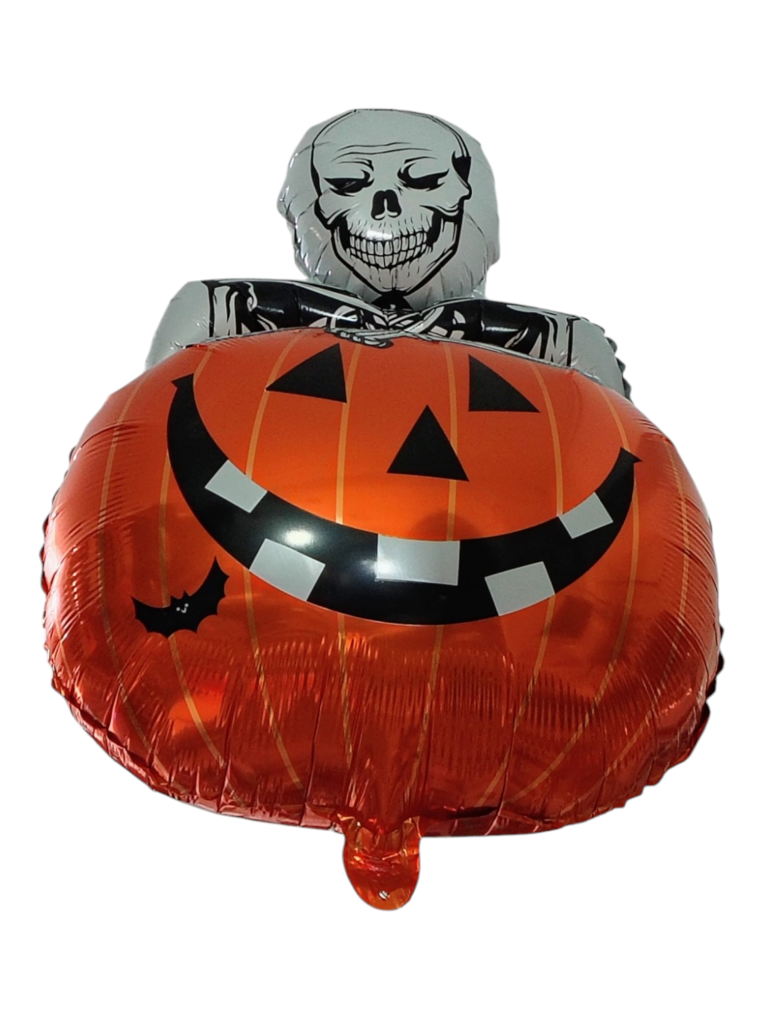 GLOBO CALABAZA C/ ESQUELETO
