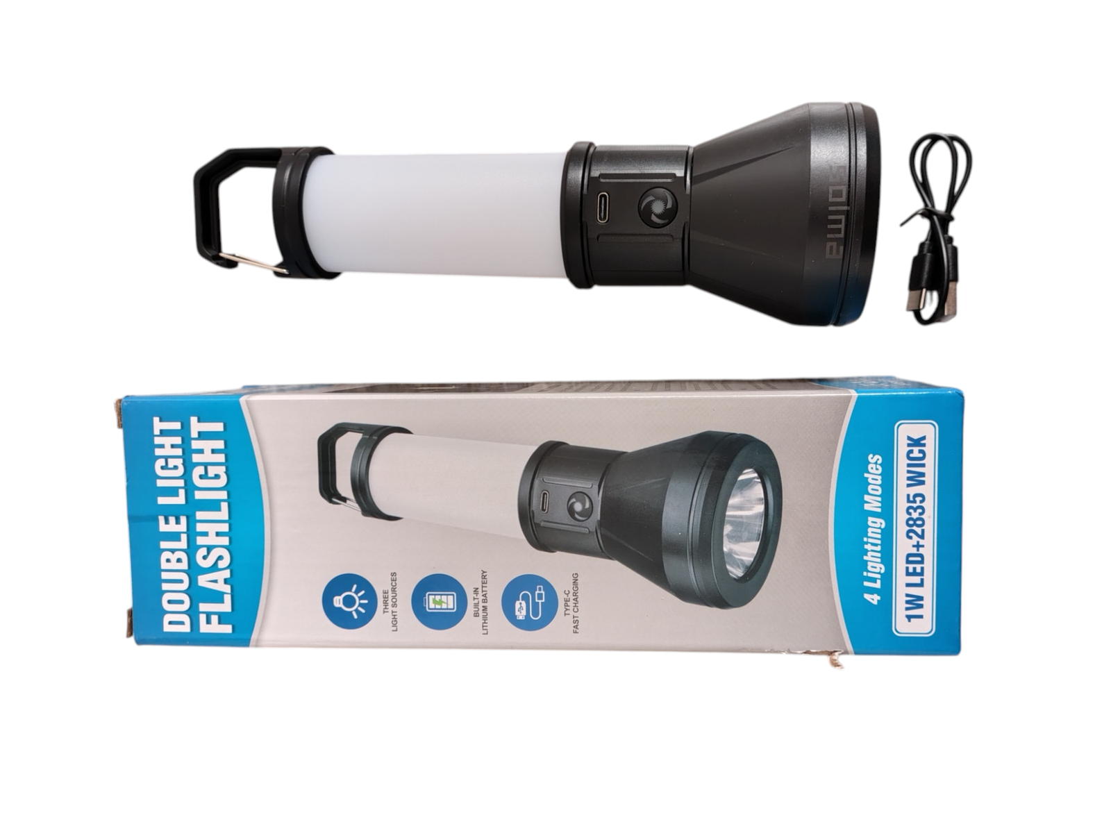 LINTERNA 2 POSICIONES C/ GANCHO