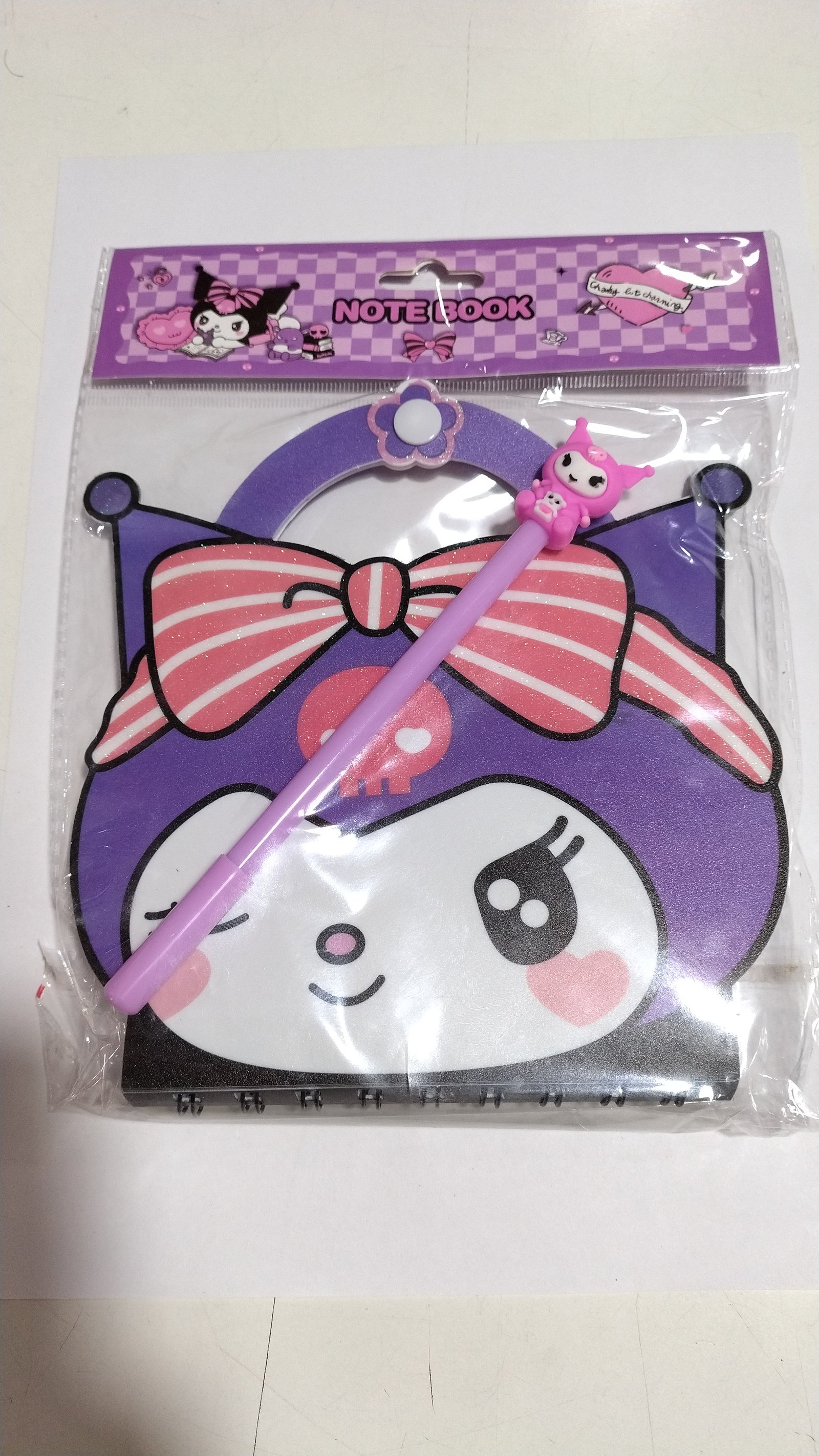 Anotador valija + microfibra kuromi