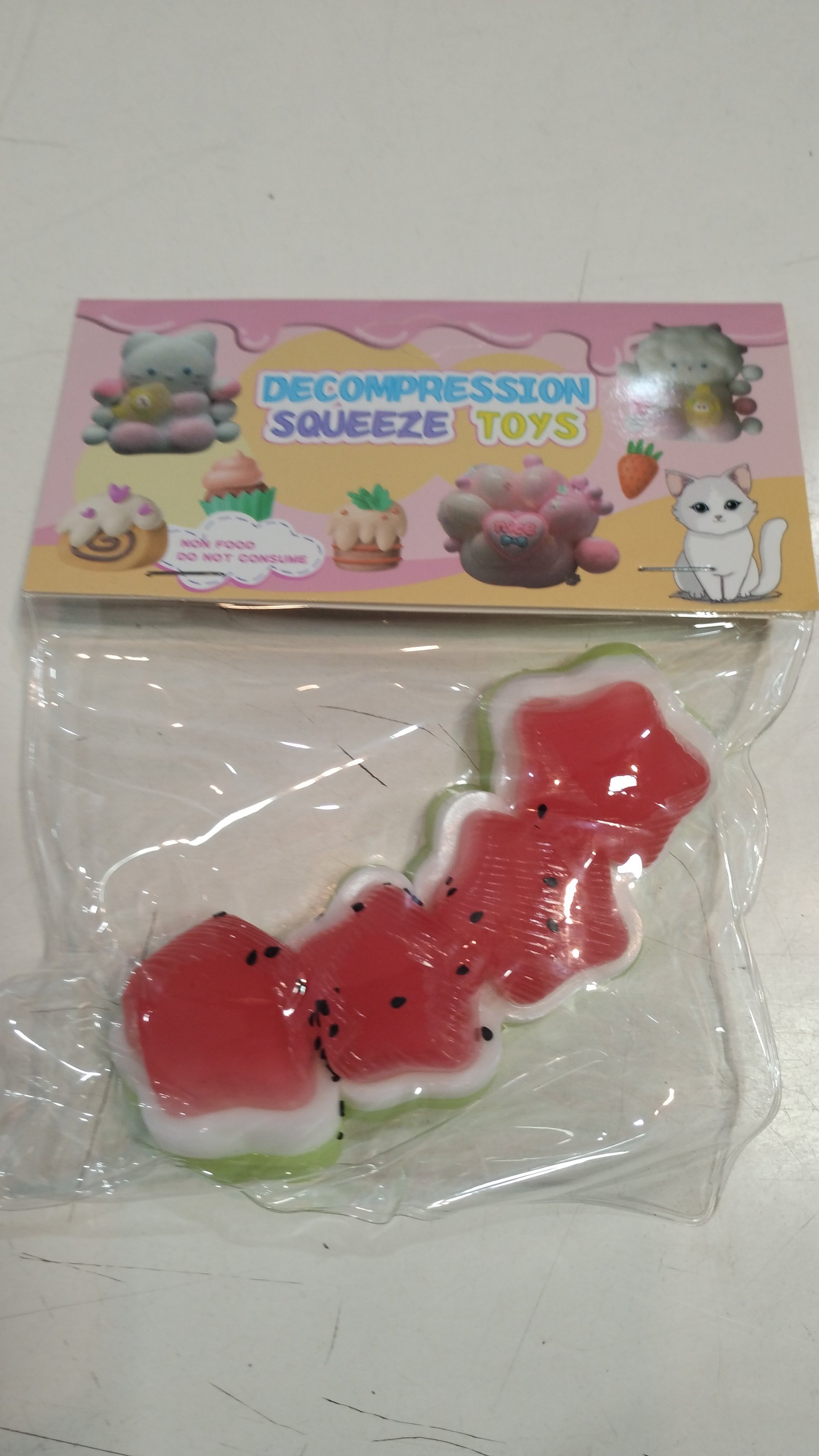 SQUISHY SANDIA DECOMPRESSION SQUEEZE TOYS