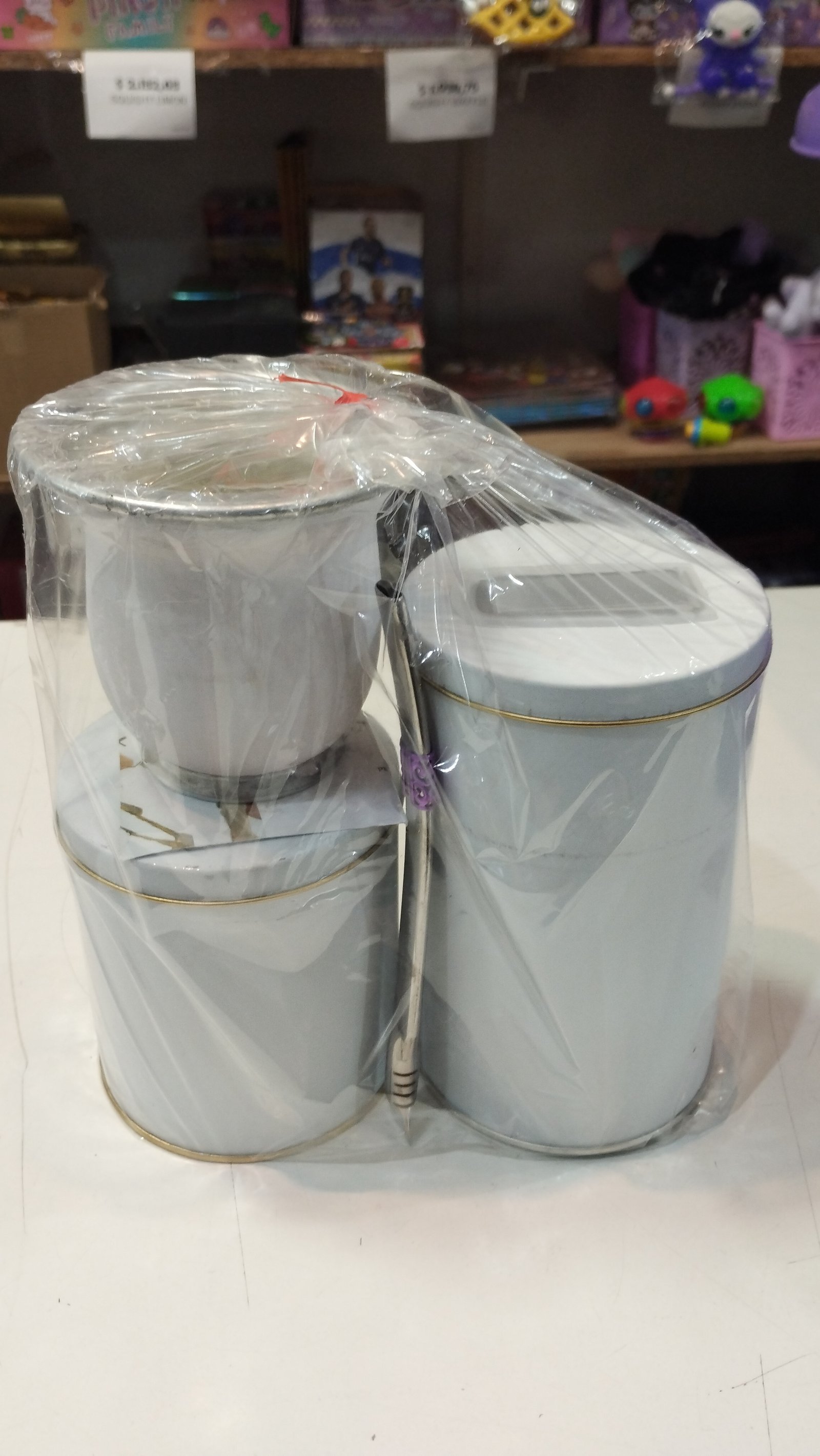 LATA X3 FORRADA C/ BOMBILLA