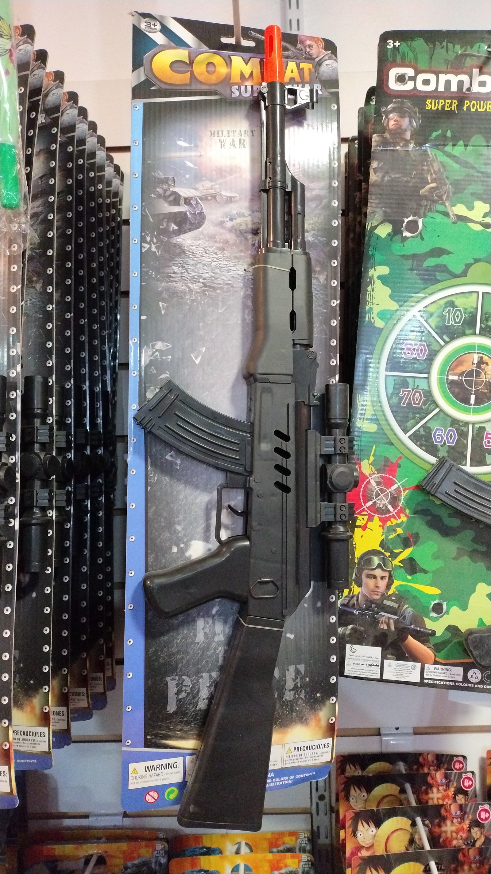 AMETRALLADORA AK 47 CON MIRA