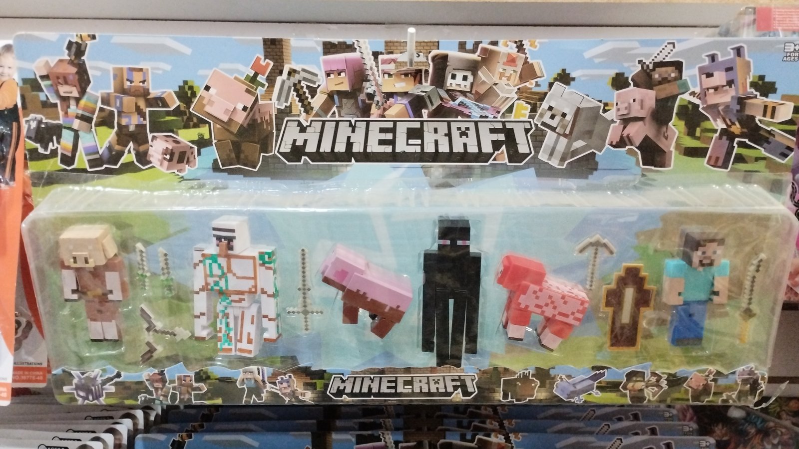 MINECRAFT X6 BLISTER
