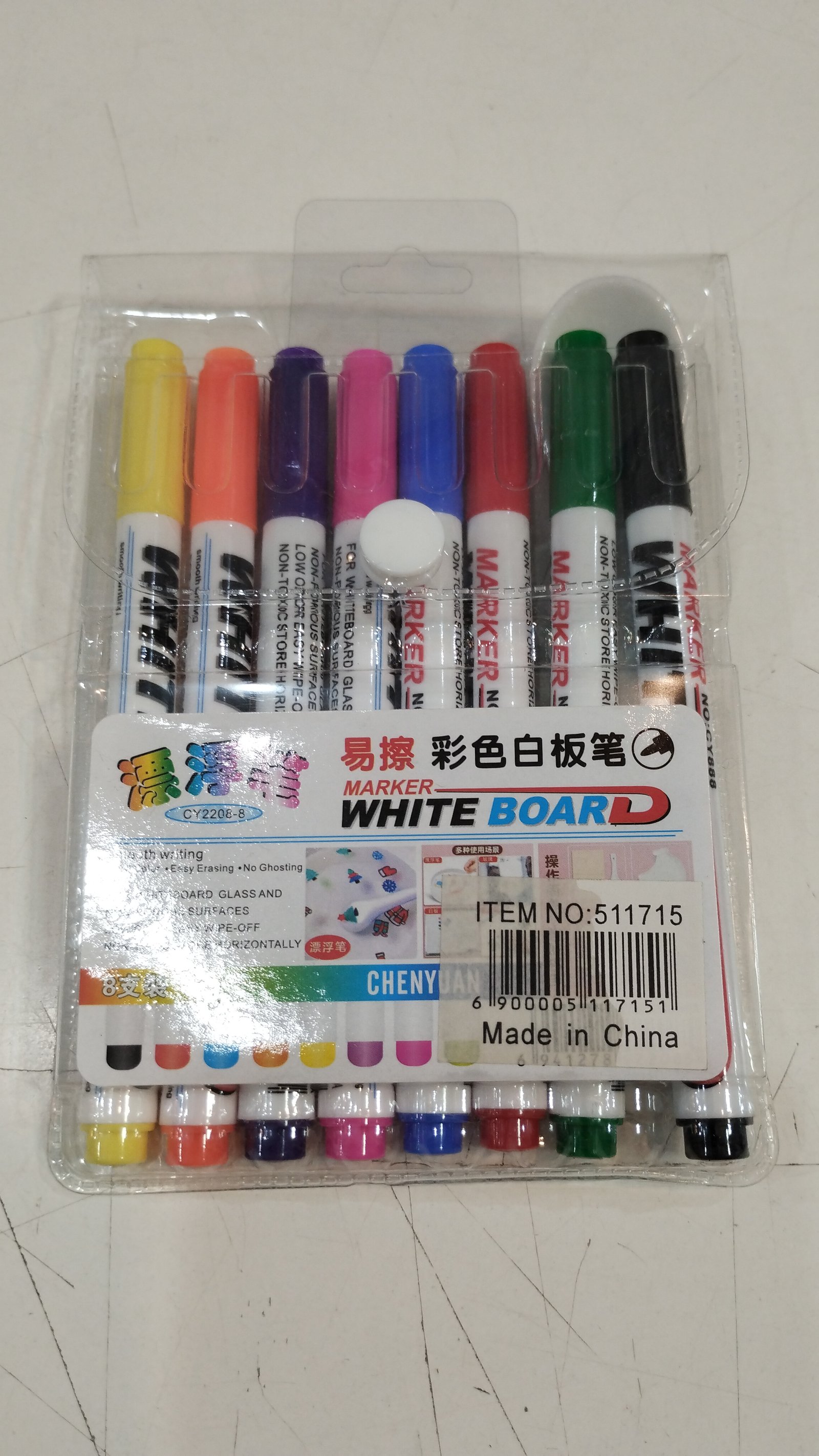 MARCADOR P/ DUBUJOS FLOTANTES X8