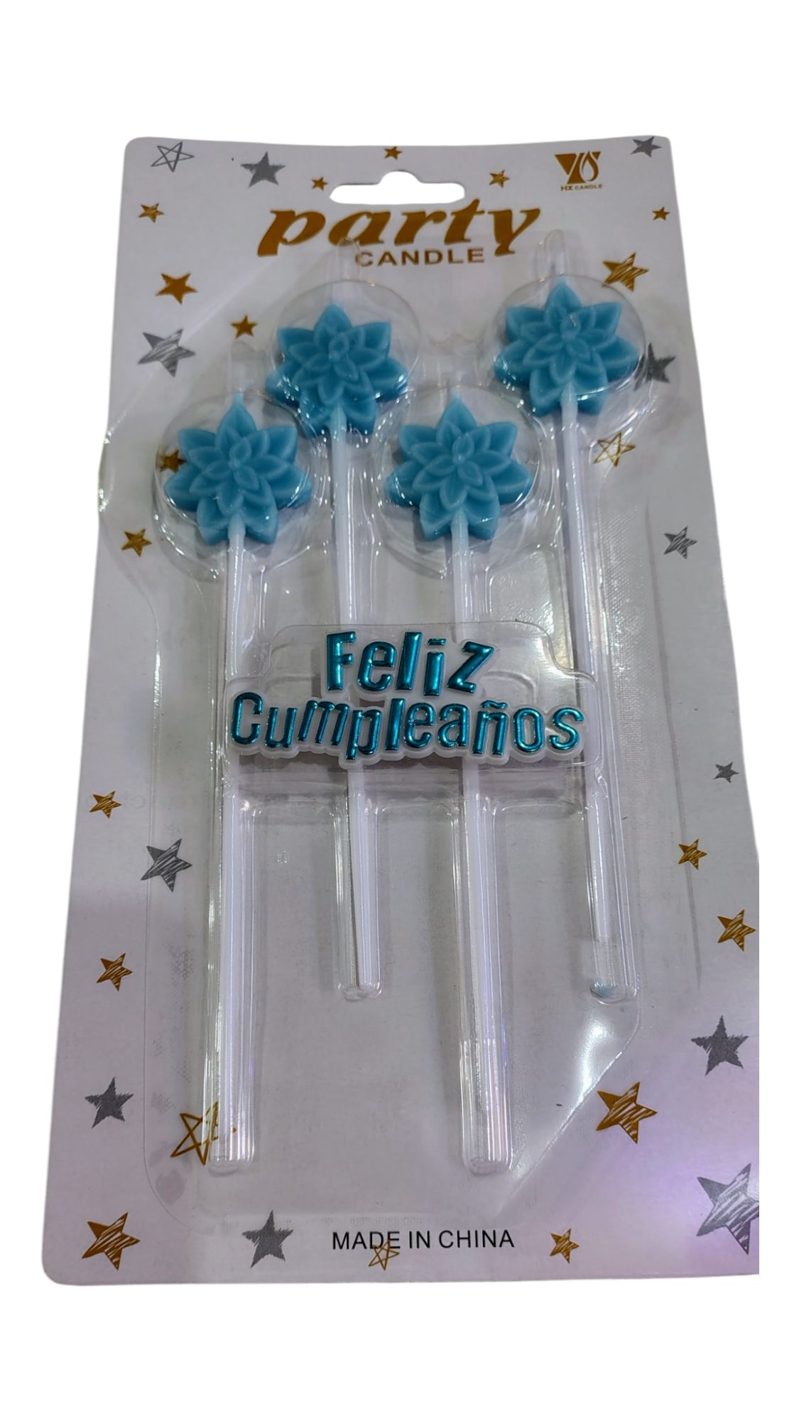 VELA FLOR X3 FELIZ CUMPLEA?OS