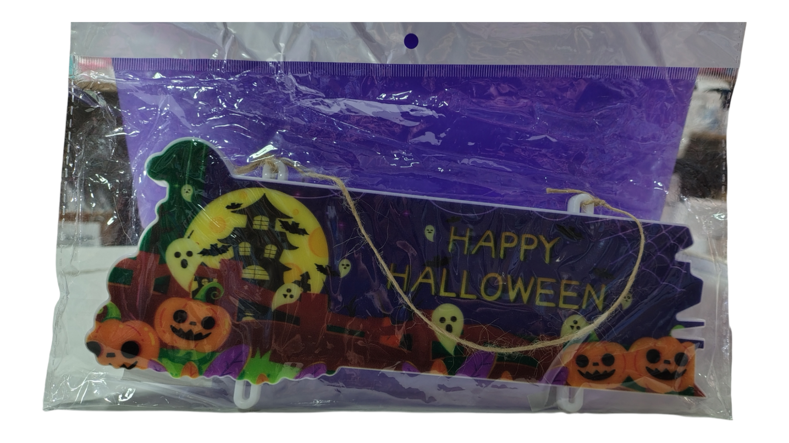 CARTEL C/ LUZ HALLOWEEN