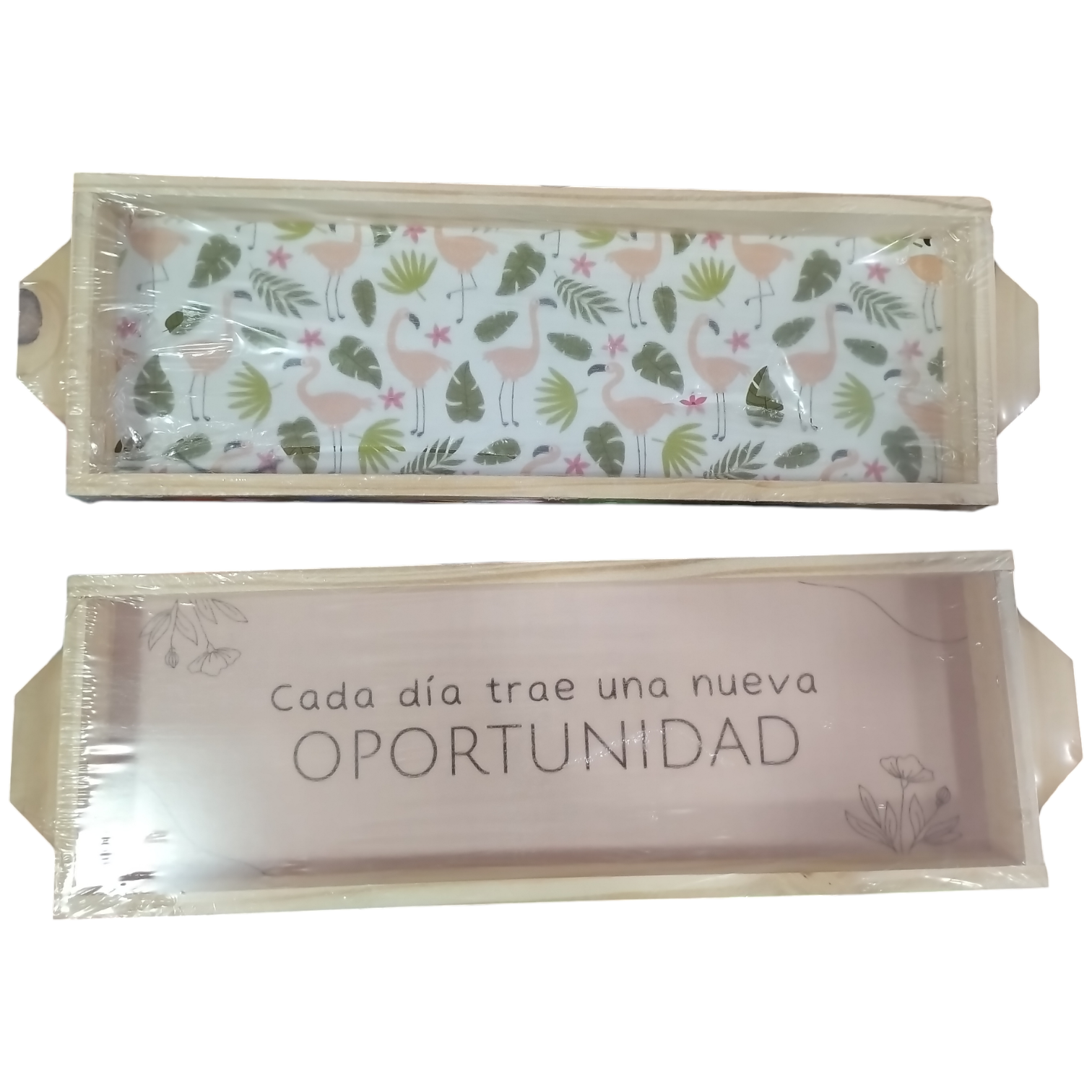 BANDEJA FINA CHICA C/ LAMINA 16X35