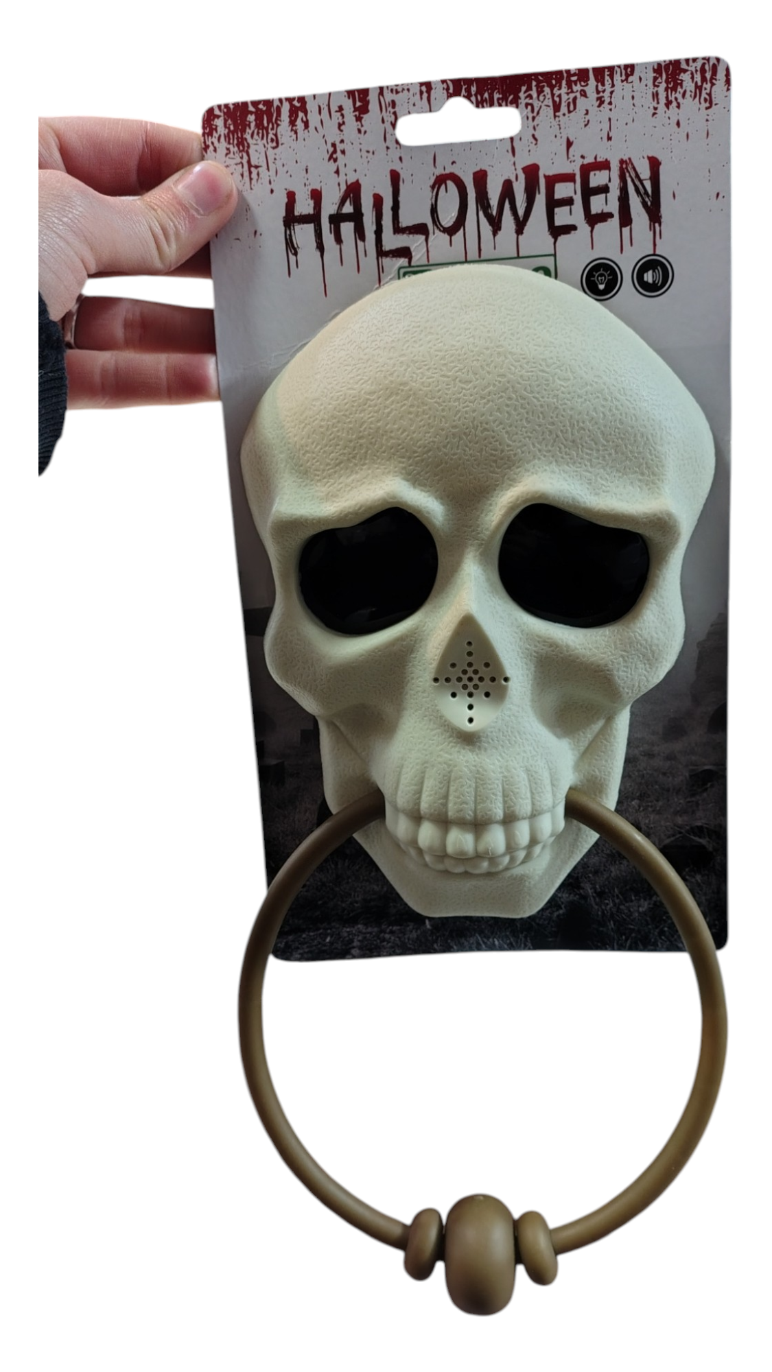 Timbre cabeza calavera