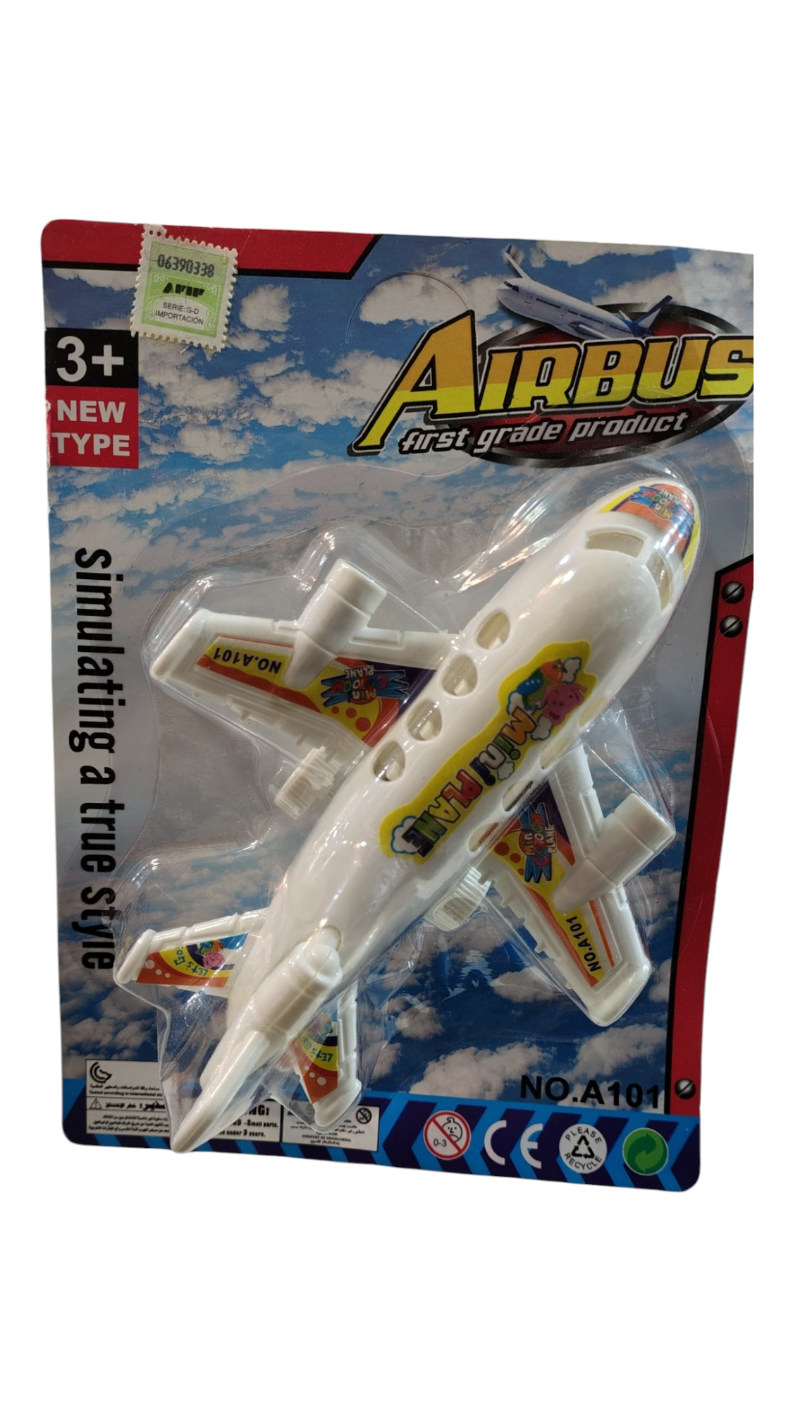 AVION EN BLISTER AIRBUS
