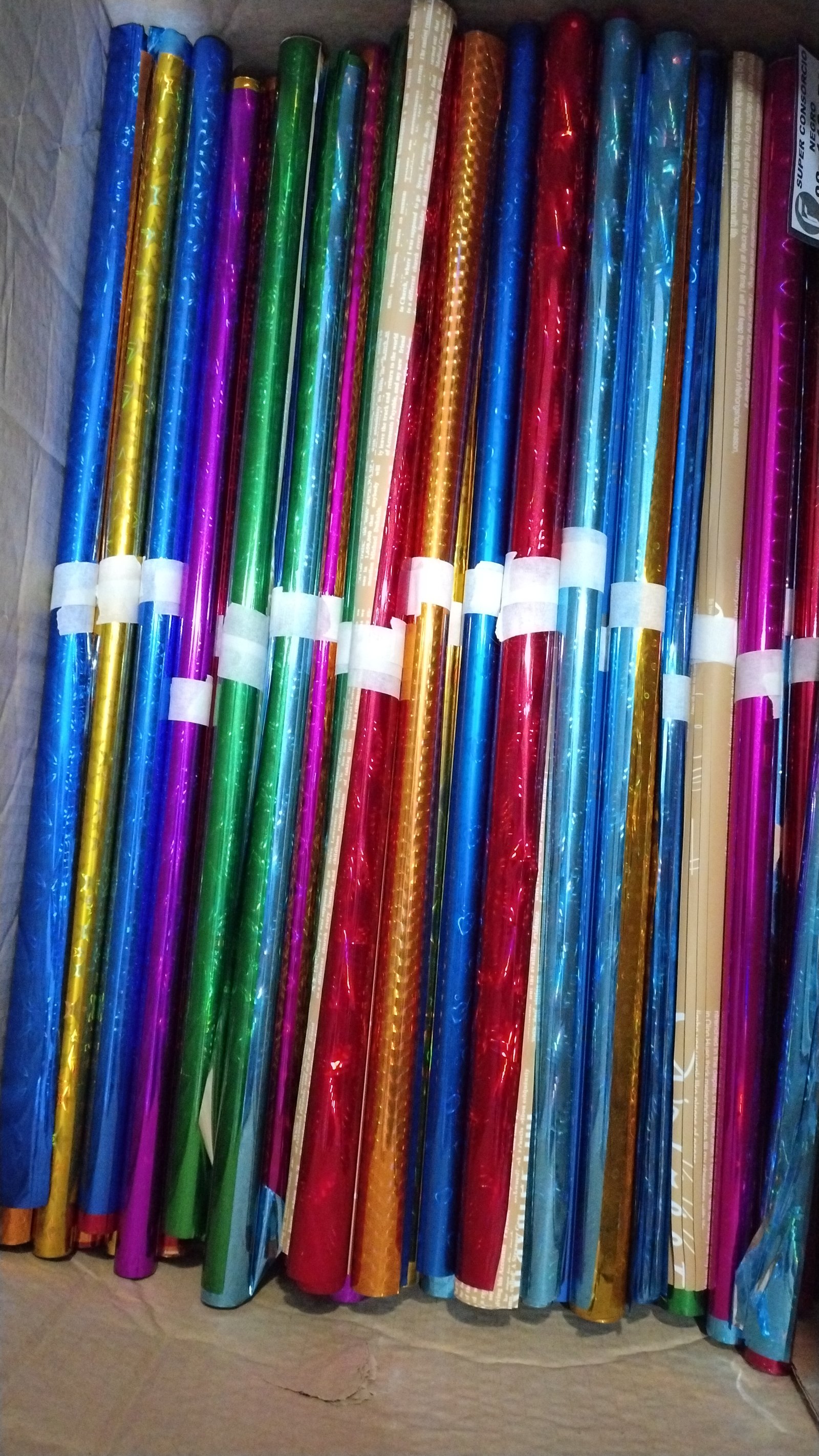 PAPEL DE REGALO BRILLANTE X10