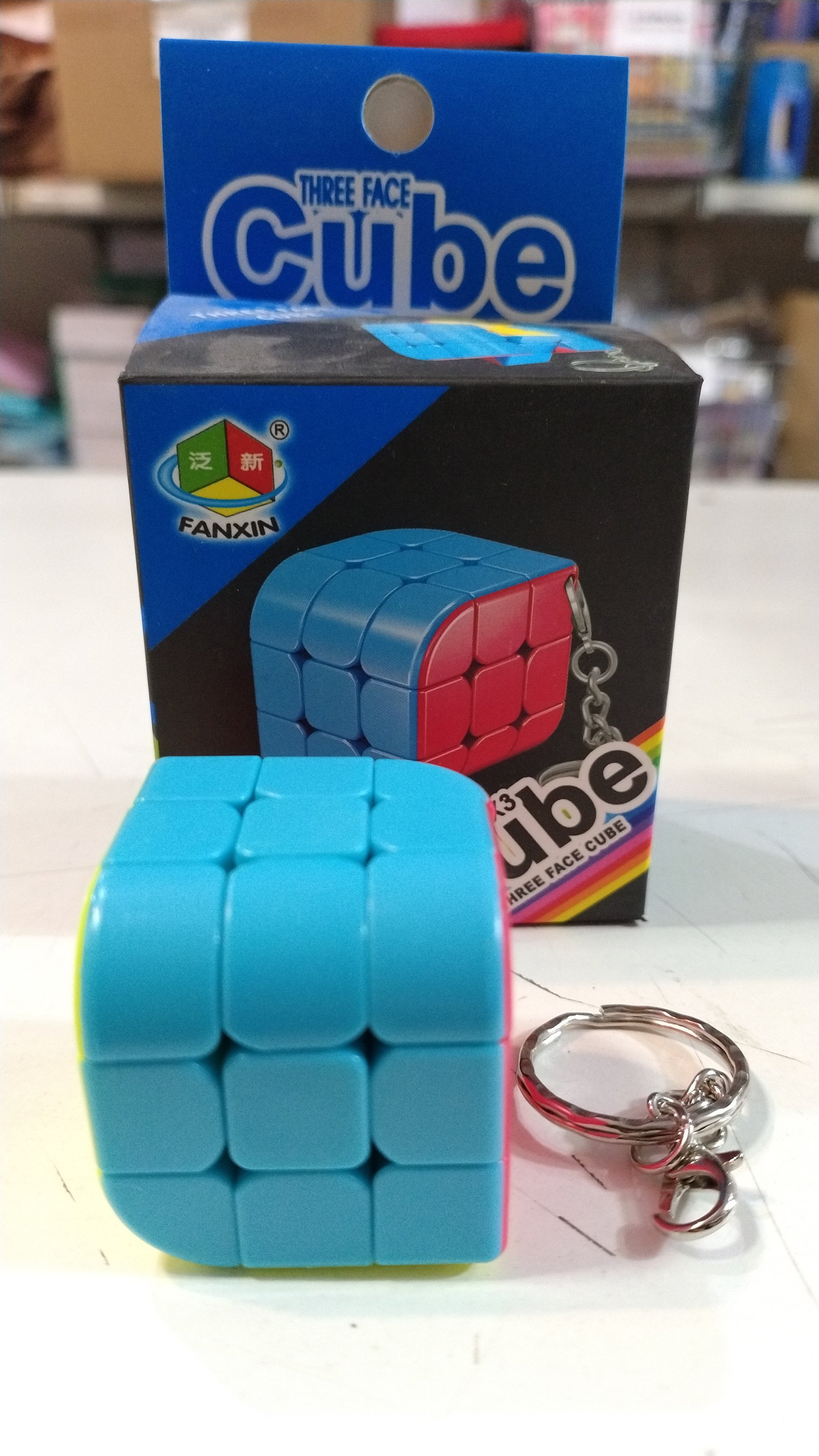 CUBO MINI 3X3 REDONDEADO LLAVERO