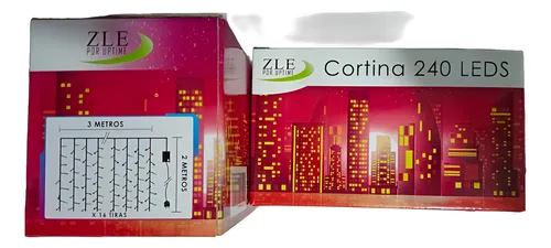 LUZ CORTINA 240 LED 3M X 2M