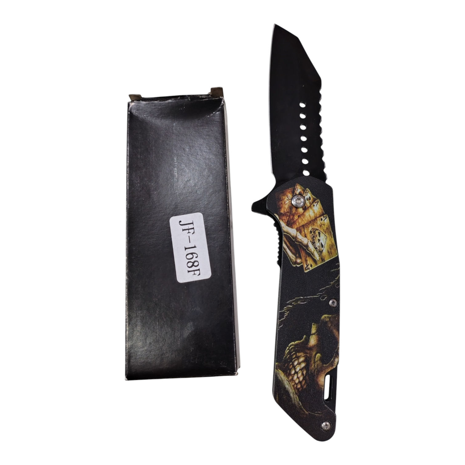 Cuchillo estampado plegable