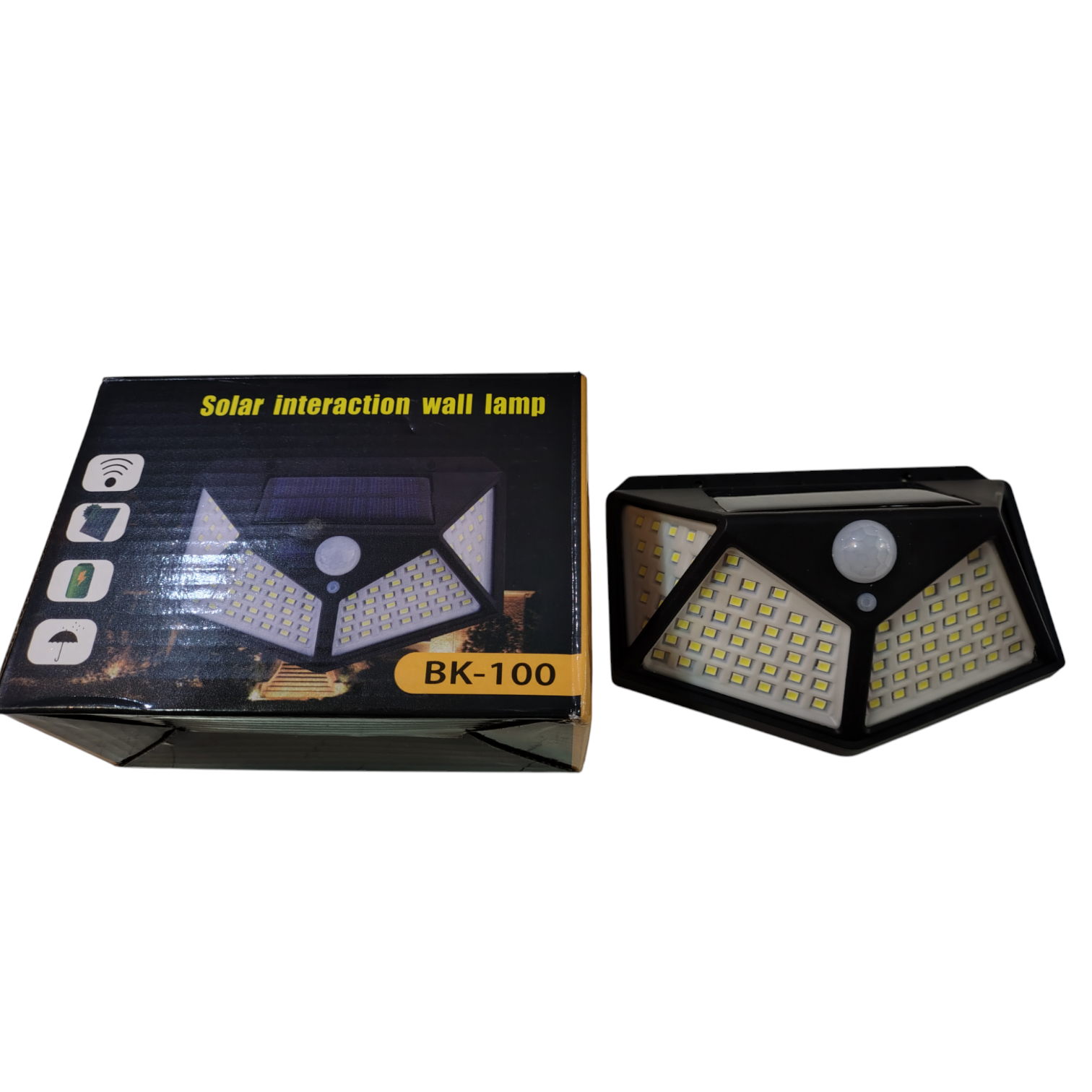 Luz exterior solar 13cm