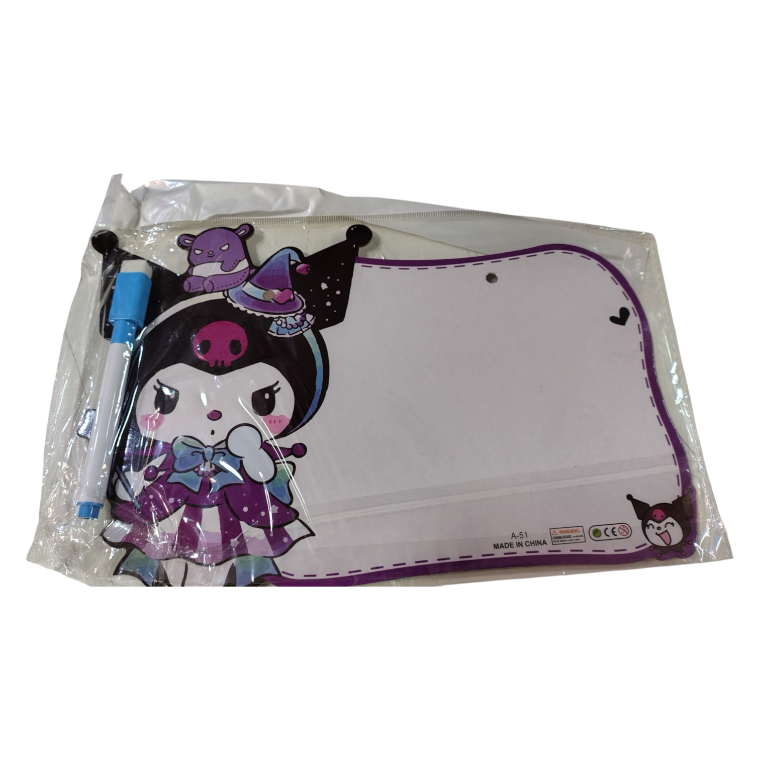 PIZARRA PERSONAJE C/ MARCADOR