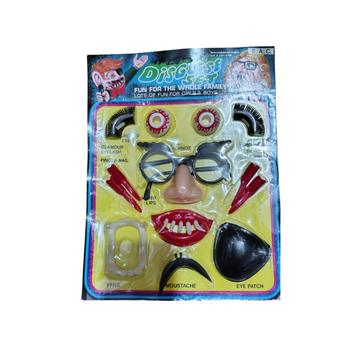 BLISTER HALLOWEEN OJOS/LENTE ETC