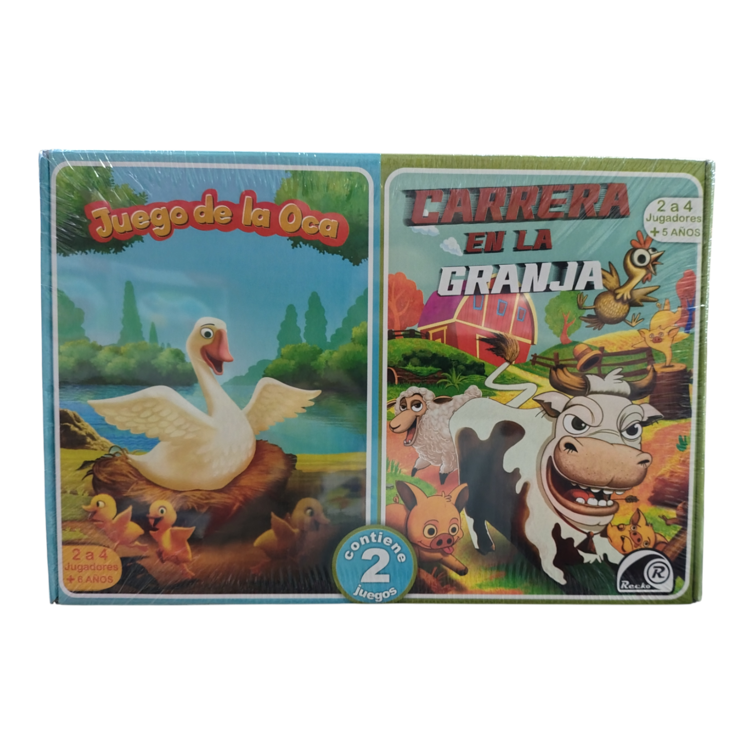 JUEGO DE MESA 2 EN 1 OCA