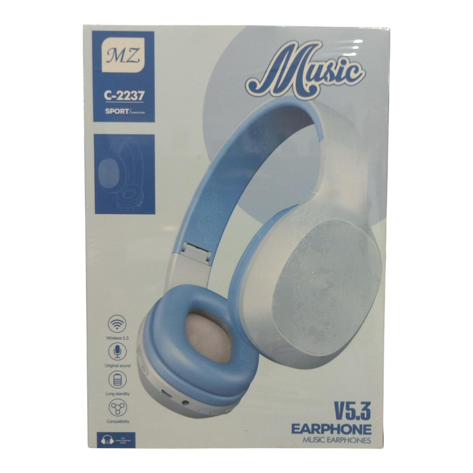 AURICULAR VINCHA INALÁMBRICO MUSIC C-2237